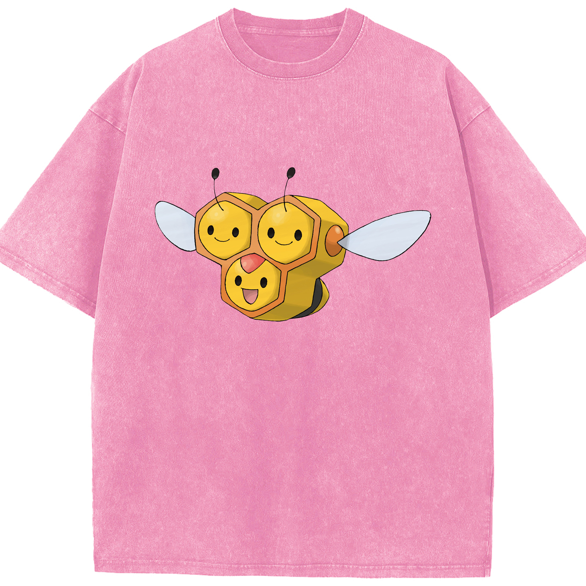 （画像用） ポケットモンスター Pokémon 綿100% ヴィンテージ風 半袖Tシャツ（フロントプリント）